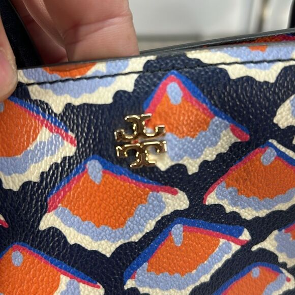 1819 Tory Burch Kerrington square Fiori print tote bag - Picture 9 of 13